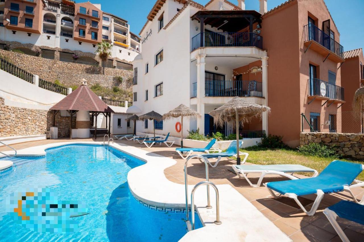 Vista Bahia Con Piscinas, Parking Y Terraza Leilighet La Herradura  Eksteriør bilde